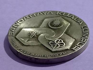 Commemorative Medal (pewter) - The City of KL 1972