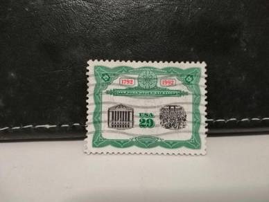 1992 USA Stamp New York Stock Exchange