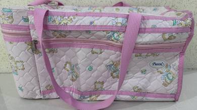 Cute Vintage Pink Baby Bag / Milk Bottle Bag