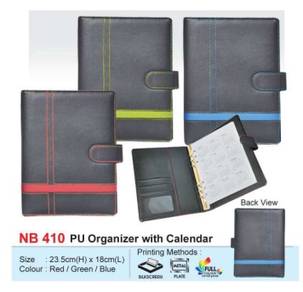 NB 410 PU organizer with calendar