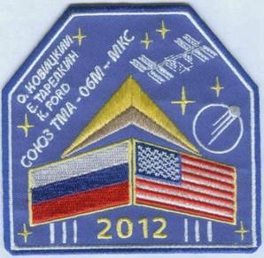 NASA Soyuz TMA-06M MKC Kazbek Russia Space Patch