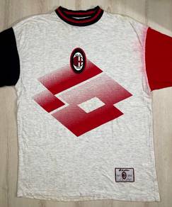 Lotto Vintage AC Milan Grey Tee #AS Used
