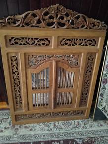 Cermin Dinding Kayu Jati untuk di jual