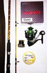 Kelah rod combo maguro japan carbon 2000