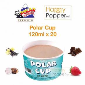 Polar Hard ice cream Cup 4 flavour 20 x 120 ml