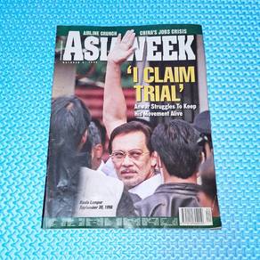 Vtg Asiaweek Oct 98 Dato Seri Anwar Ibrahim Trial