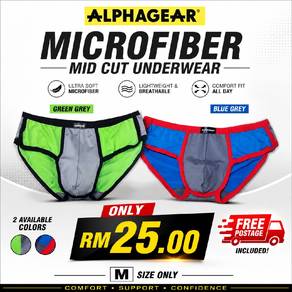 Alphagear Flamboyant Microfiber Mid Cut Underwear 