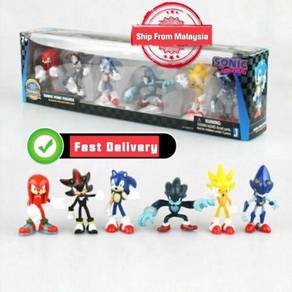Sonic Hedgehog Shadow Tails Werehog Figures 6pcs