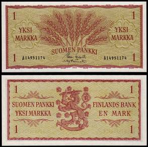 Finland 1 Markka 1963 - Pick 98