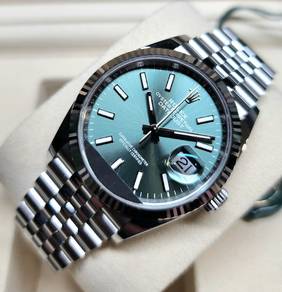 Brand New Rolex Datejust 36mm 126234 Mint Green 