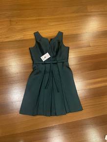 New Green Pleated Dress 