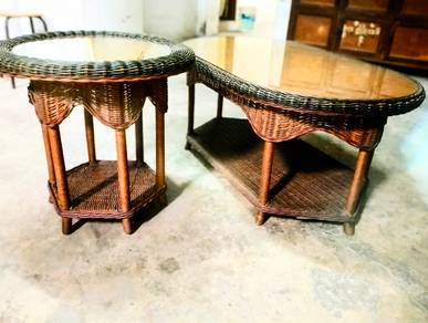 Rattan wicker coffee tables set.moving out sales.