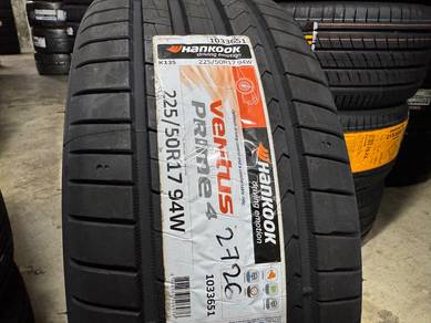 Tayar baru 225 50 17 Hankook Ventus Prime 4 K135
