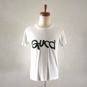 Gucci Graffiti White Crew Neck T-shirt