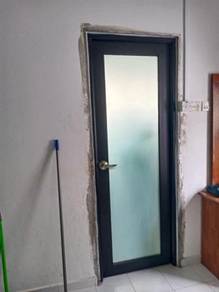 Pintu Bilik Pejabat Aluminium Powder Coated