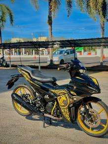 Coverset Batik Hitam Gold Y16 ABS