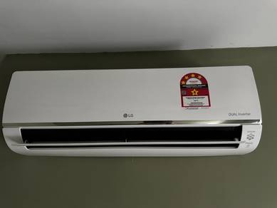aircond LG 1.5hp dual inverter
