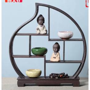 Modern BLACK Storage Display Rack Shelf Cabinet