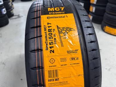Tayar baru 215 50 17 Continental mc7 new tyre 2025