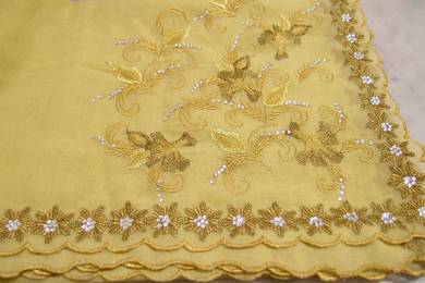 Green Sequin Tudung/Scarf