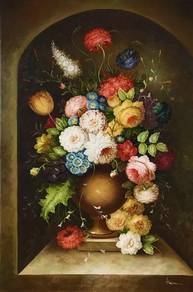 Vibrant Floral Still-Life Oil Painting IV