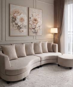 sofa curve easy clean