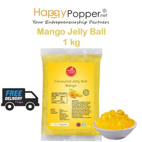 Boba Milk Tea Mango Jelly Ball Ready to Eat 2kg