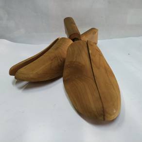 Vintage wooden shoe keepers by Rochester Shoe Tree