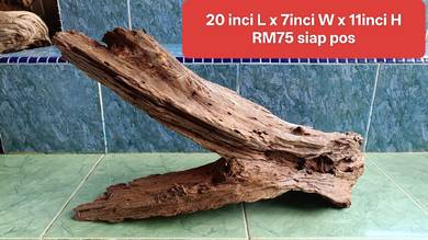 aquarium driftwood Y shape solid