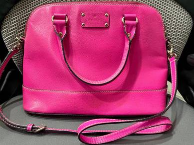 Pink shoulder sling bag