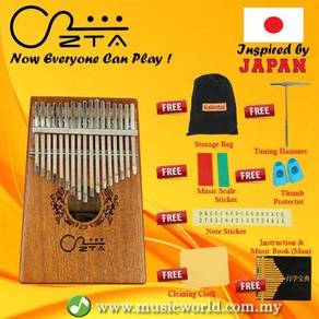 ZTA 17 Key Mahogany Kalimba Thumb Piano Finger Per