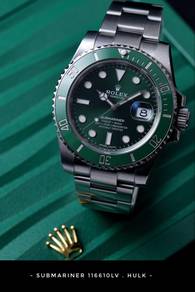 Rolex Green Submariner 116610LV 40mm Hulk