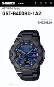 G-Shock Steel GST B400 BLUETOOTH SOLAR GShock