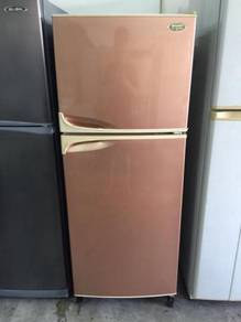 Peti Sejuk Gold Sharp Refrigerator Freezer Fridge