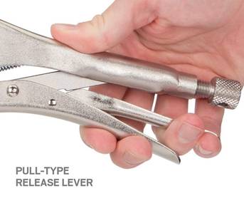 10" Round Jaw Lock Pliers with Grip