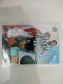 Topps Zidane and Ribery showboat card