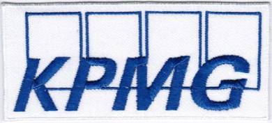 KPMG #BUTW Auditor Motor Car Racing Badge Patch