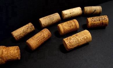 Vintage Wine Cork Stoppers x 8