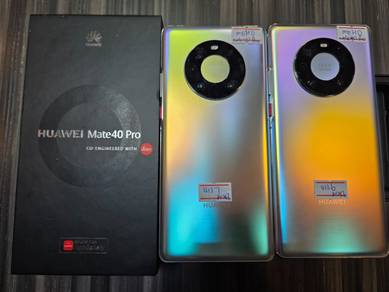 Huawei Mate 40 Pro 8GB Ram 256GB Dual Sim -Fullset