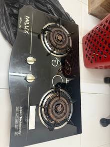 MALUX Double Burner Gas Stove 🔥 Glass Top