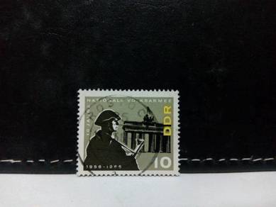 1966 Germany Stamp, Soldier, Gate