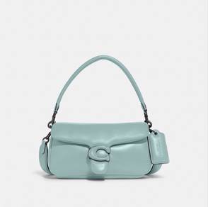 Coach Pillow Tabby Shoulder Bag 26 blue leather