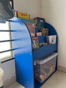 Rak Buku Budak/ Kids Book Shelf Rack Solid Wood