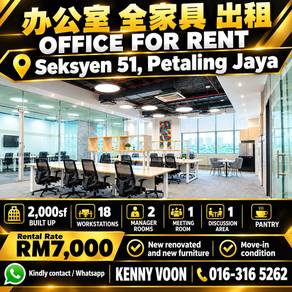 Office space For Rent in Petaling Jaya,SGR