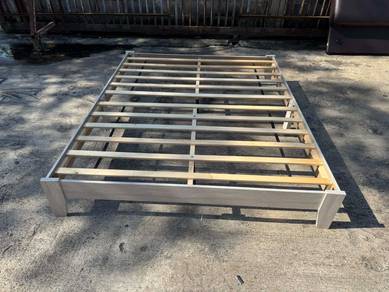 Wooden Katil Queen Bed Frame Kayu