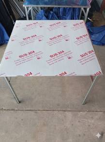Square Steel Folding Table 