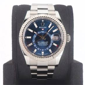 Pre Owned Dec 2025 Rolex Sky Dweller Blue Oyster