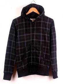 A0381 BLACK RETRO STYLE HOODiE SWEATER JACKET 🔥