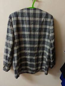 754.vintage burberrys' double breasted novacheck