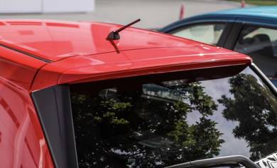 Perodua Axia 2023 spoiler OEM (Red)